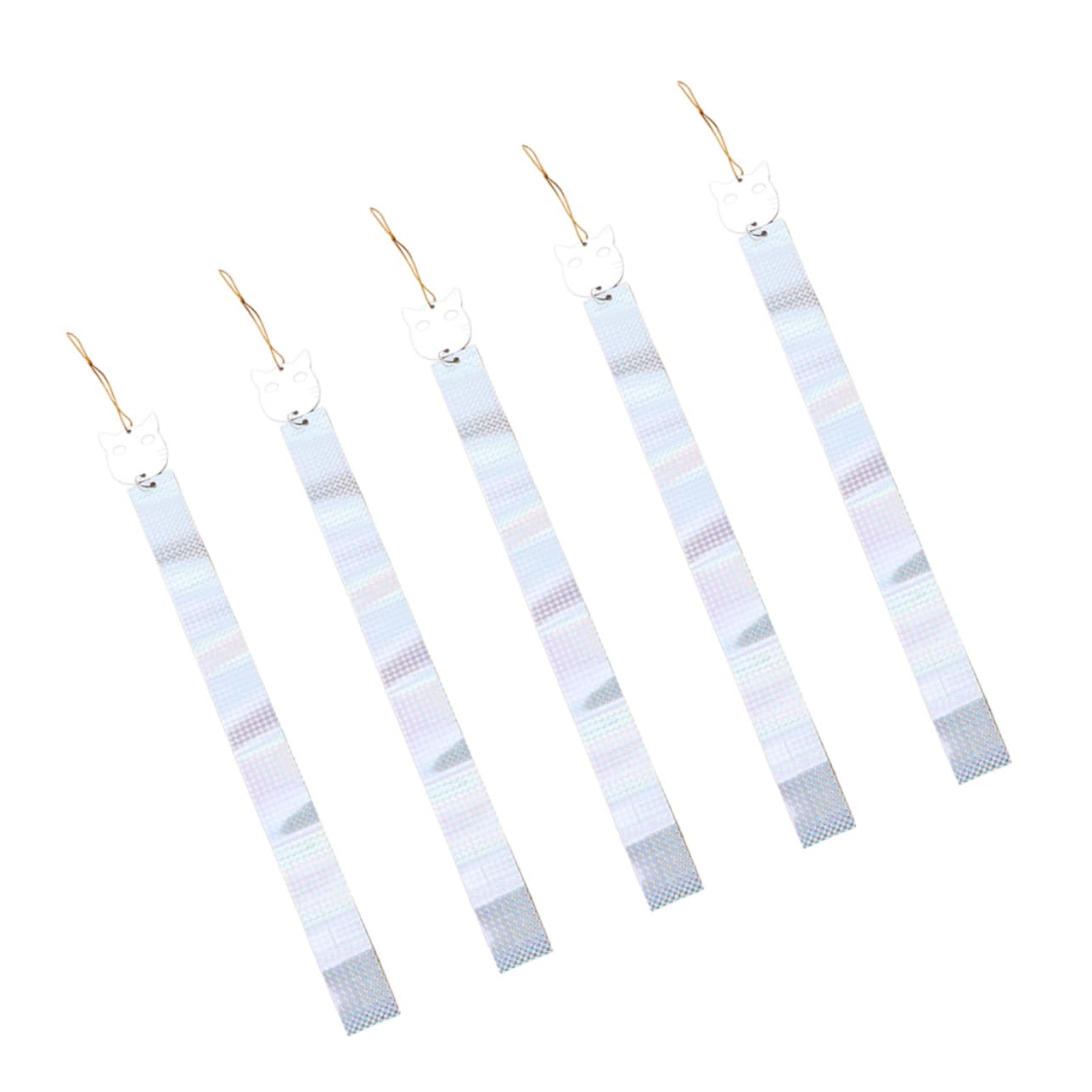 Toddmomy 2 Set Nastro di Respingere Gli Uccelli Nastro per Uccelli Deterrente Nastro per Aquiloni Nastro Riflettente per Spaventare Nastro Spaventoso 5 Pezzi*2