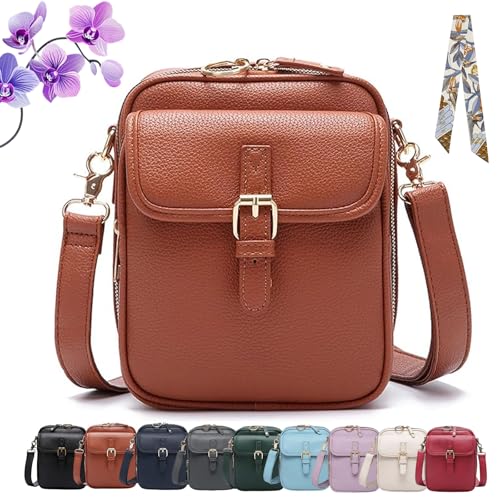 Forcipower 07 Crossbody Bag, Forcipower 07 Purse, Large Capacity Anti-Theft Vintage Bag with 10 Card Slots
