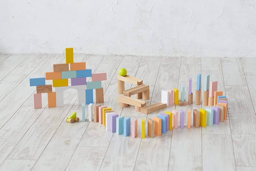 Amazon | ニチガン BB49 ころんとスロープドミノ | ドミノ | おもちゃ