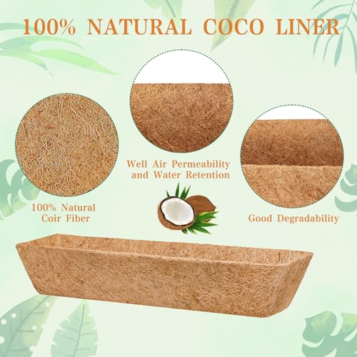 Get 2 Pack 24 Inch Coco Liners for Planters with code 5HZXWYI6 - Image 3