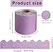 WUYUEJXI 65Feet Bulletin Board Borders, Shine Scalloped Borders Bulletin Board Border Decorative,Trim Poster Borders Classroom Decoration for School, Classroom Decoration Strips (Light Purple)