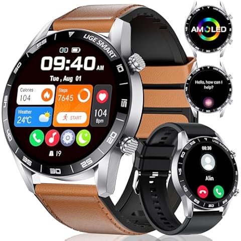 LIGE Men's Smart Watch with 1.43'' AMOLED Display thumbnail