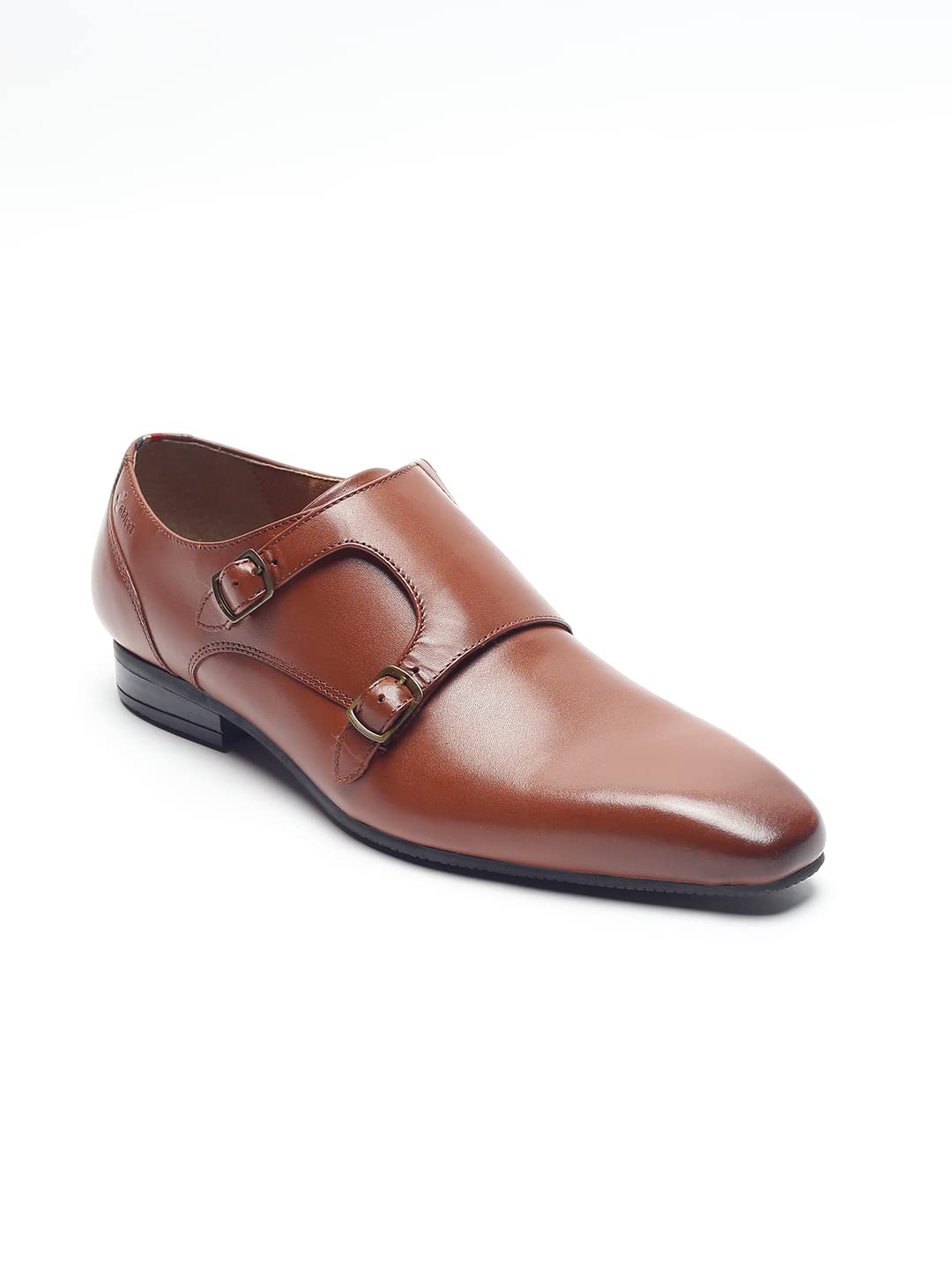 GABICCI Monk Strap (Size 42) Dark Tan Corrected Grain Leather Formal Shoes for Men, Slip On, Almond Tip, TPR Sole (UK Size 8) Charles (B0C4KVCMR9) Amazon Price History, Amazon Price Tracker
