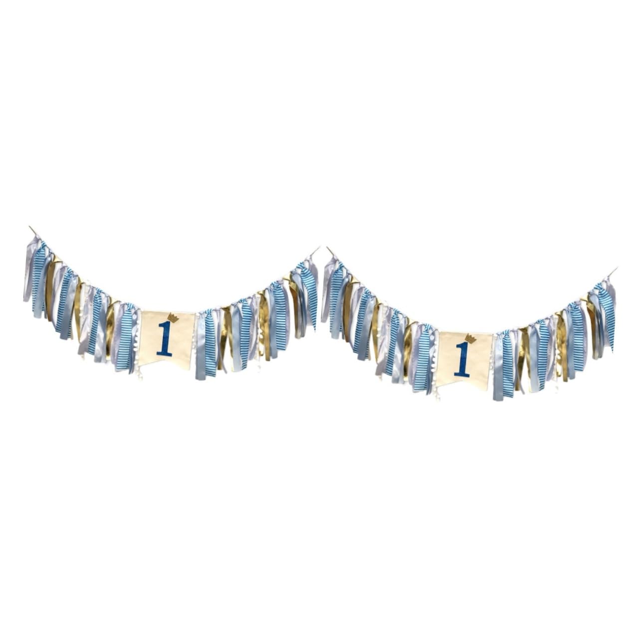 Abaodam 2 Pezzi Banner Di Decorazioni Per Feste Di Primo Compleanno A Strisce Cartello Appeso Per Feste Bandiera Da Tirare