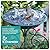 X-PREK Bird Bath with Garden Trellis for Outdoor Climbing Plants, Free Standing Detachable Bird Feeder Bowl & Bottom Flowerpot, Green Iron Bird Bath Stand for Outdoors 36 Inch Garden Decor