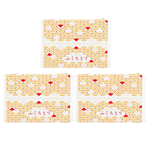 モリサ 不織布クリーナー ふくちどり 赤 使い捨て ホワイト 約18.2×25.7cm FK60-60 60枚入×3個セット