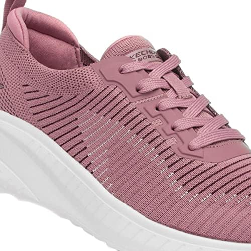 Skechers BOBS Women's Bobs Squad Chaos Sneaker, Mauve/Multi, 9.5 | Image 5