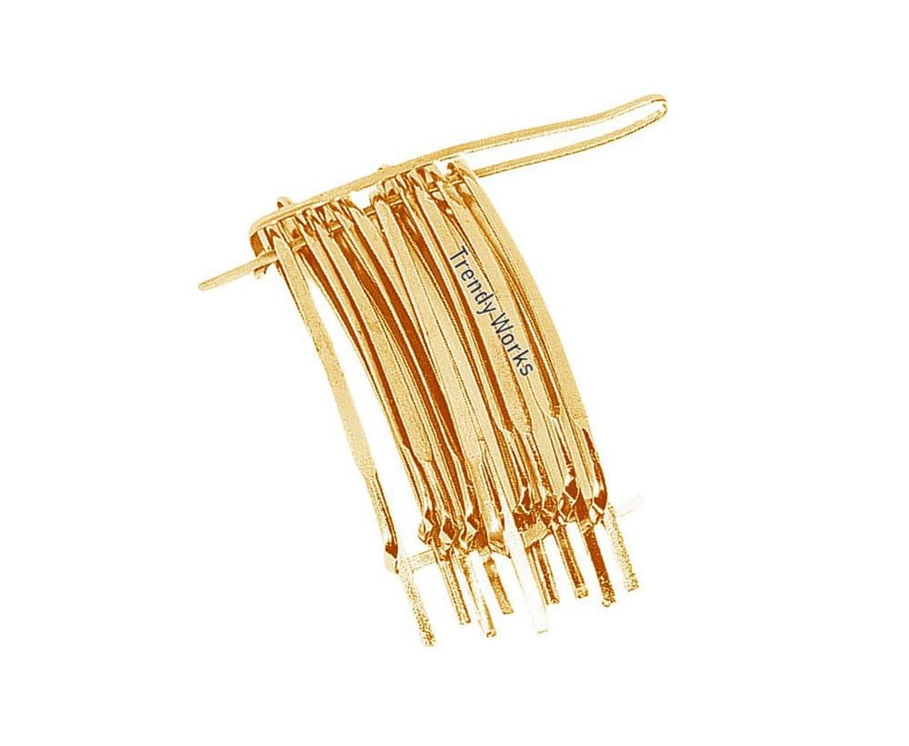 Trendy Works 12 Pieces Ponytail Metal Hair Barrettes Hair Back Pins Hair Accessories for Women Girls (8cm Length) (Golden) (B0CWS2G7SF) Amazon Price History, Amazon Price Tracker