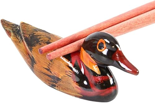 Miniatura 3 de Hemoton Soporte de cerámica para palillos de cerámica, soporte para cucharas de mandarina, soporte para tenedor, cubertería, cuchara, 20 uds