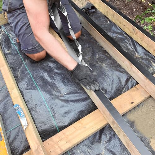 Image of 4 Pack Joist Tape for Decking 2 inch x 50' Weather-Resistant Butyl Joist Tape, Self Adhesive Deck Flashing Tape for Hardwood for Wood Decks Beams Roof 2 inch x 50 feet
