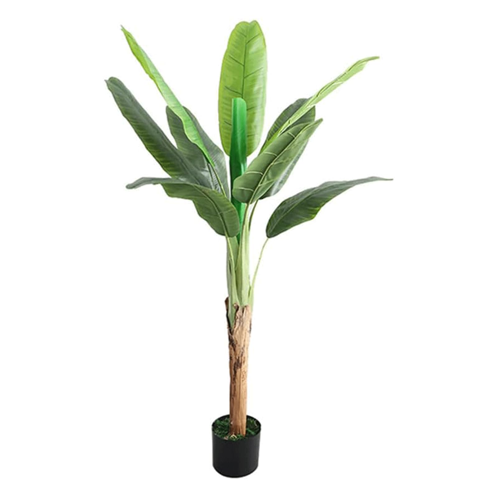 HCZKIUJY Artificial Trees 140 Cm/4.5 Ft Fake Tree Tall Banana Tree Artificial Plant Living Room Floor Decor Faux Plant Modern Decor