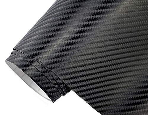 4D Premium Selbstklebend Carbon Folie Auto KFZ Klebe Folie Glanz
