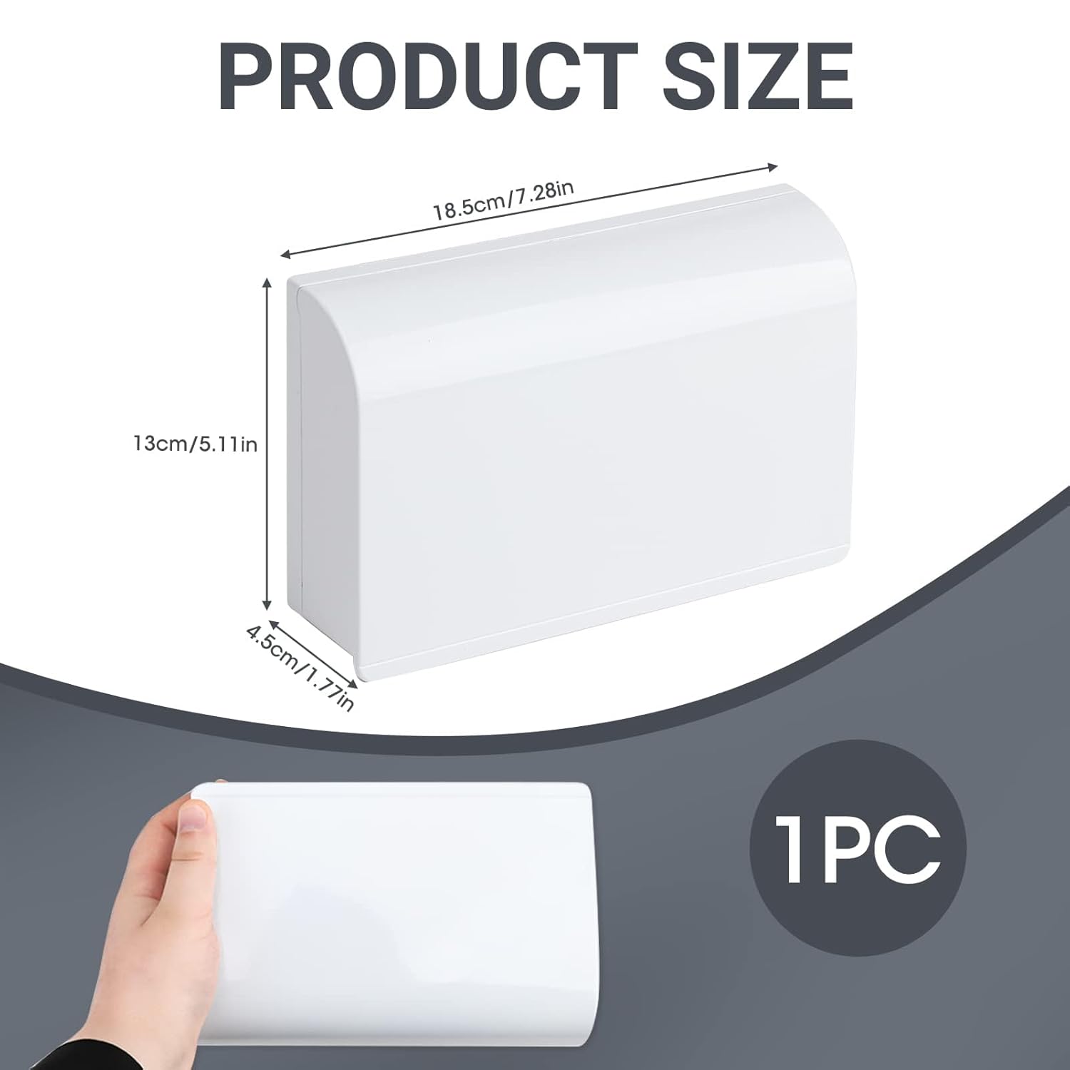 Socket Cover Box, Childproof Electrical Outlet Protector, Waterproof Plug & Light Switch Guard, Baby Proofing Safety for Home Security, 86-Type Double-Position Socket Cover, White Socket Cover Box, Childproof Electrical Outlet Protector, Waterproof Plug & Light Switch Guard, Baby Proofing Safety for Home Security, 86-Type Double-Position Socket Cover, White