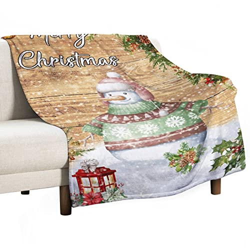 Couverture micro polaire douce de Noël pour réchauffer les cœurs en hiver
