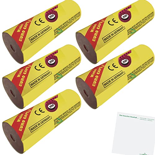 usy 1000 Schuss Munition Blisterrolle für Wicke Euro Caps Revolver 5er Pack (5X 10x100 Schuss Rollen) Block