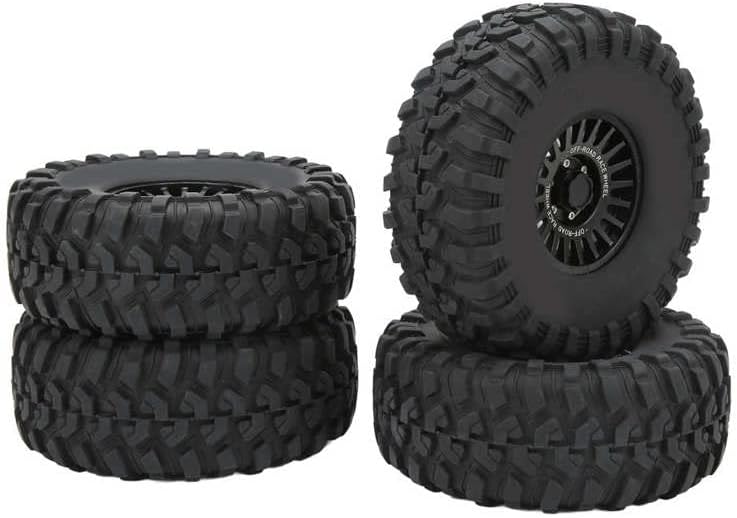 Crawler Wheel Tyre RC Tire Excellent Grip Non Slip Smooth Flexible Ride 2.2in Strong Road Support for Rough Ride