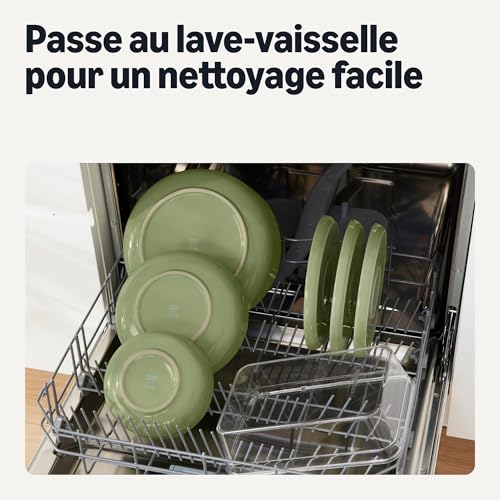 Set 3 saladiers grès émaillé empilables - Amazon – Image 5
