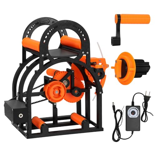 Electric 3D Filament Respooler Manual & Motorized Filament Spool Winder for Rewinding 3D Printer Filament Fits Up to 20cm Spools
