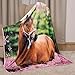 Jerry Fabrics Seien Sie glÃcklich Pferd Fleece Decke