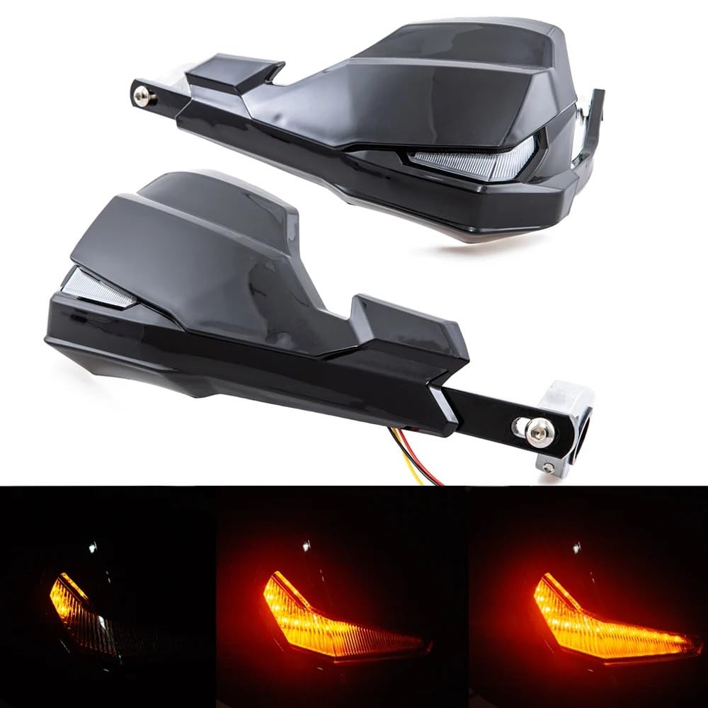 Motocykl Handguards Ochraniacze na roweru motocy Uniwersalne osłony dłoni na kierownicę motocykla Tarcza hamulca | Osłona dźwigni sprzęgła, osłony dłoni Motocross, kierunkowskazy(Red)