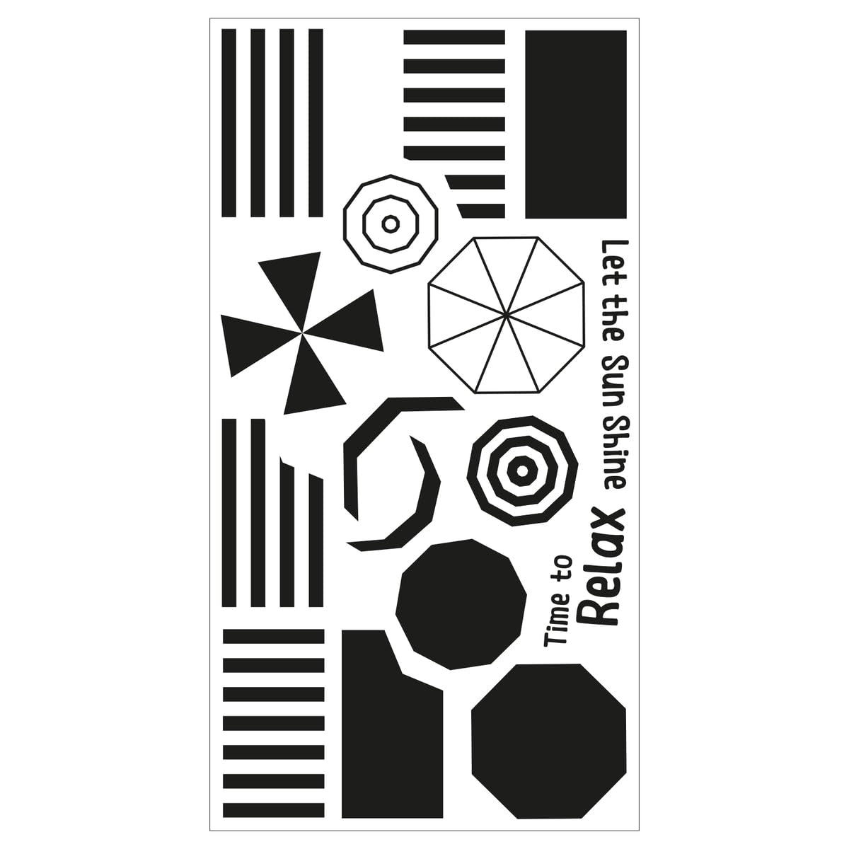 Sizzix™ Clear Stamps Set 16PK - Beach Blankets & Brellas by Catherine Pooler - Image 2