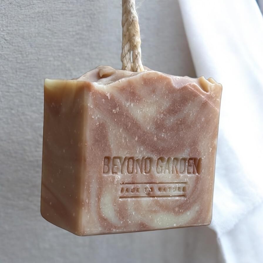 Sea Moss and Clay Soap on a Rope Moisturising Artisan Soap Bar - Image 4