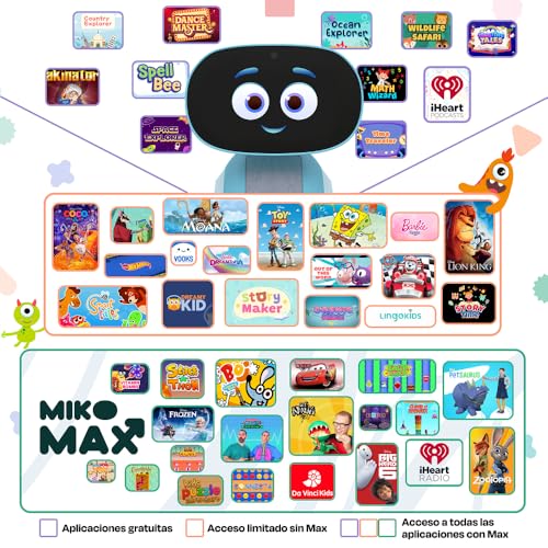 Image of Miko 3 AI Robot for Kids | STEAM Learning, Apps & Games | Ages 5-12 | Blue