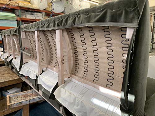 Galaxy Supply Inc. Zig Zag- Springs 11 Gauge 10 Feet for Furniture & Auto Upholstery, Plus Special Package 10 pcs 7 Holes Clip +10 pcs Stay Wire Clips + 10 feet of Springing Wire