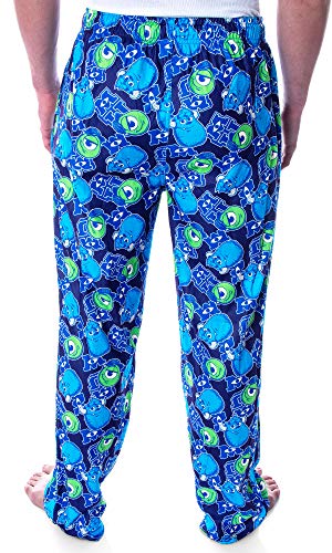 Disney Men's Monsters Inc. Monsters University Mike Wazowski And Sulley Loungewear Sleep Pajama Pants3