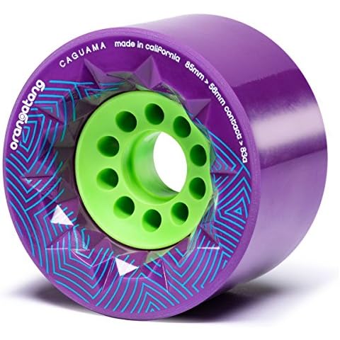 Orangatang Caguama Skateboard-Räder, Lila, 83a, Without Bearings Cover