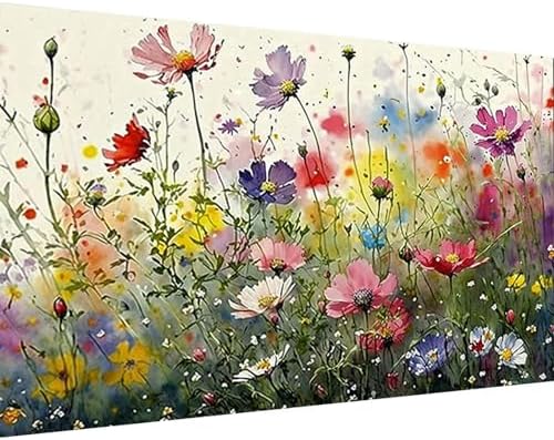 Wild Flowers Diamond Art Painting for Adults(16x24inch)-Large Diamond Art Kits,5D Diamond Painting for Adults,Gem Art Kits for Gift Home Decor