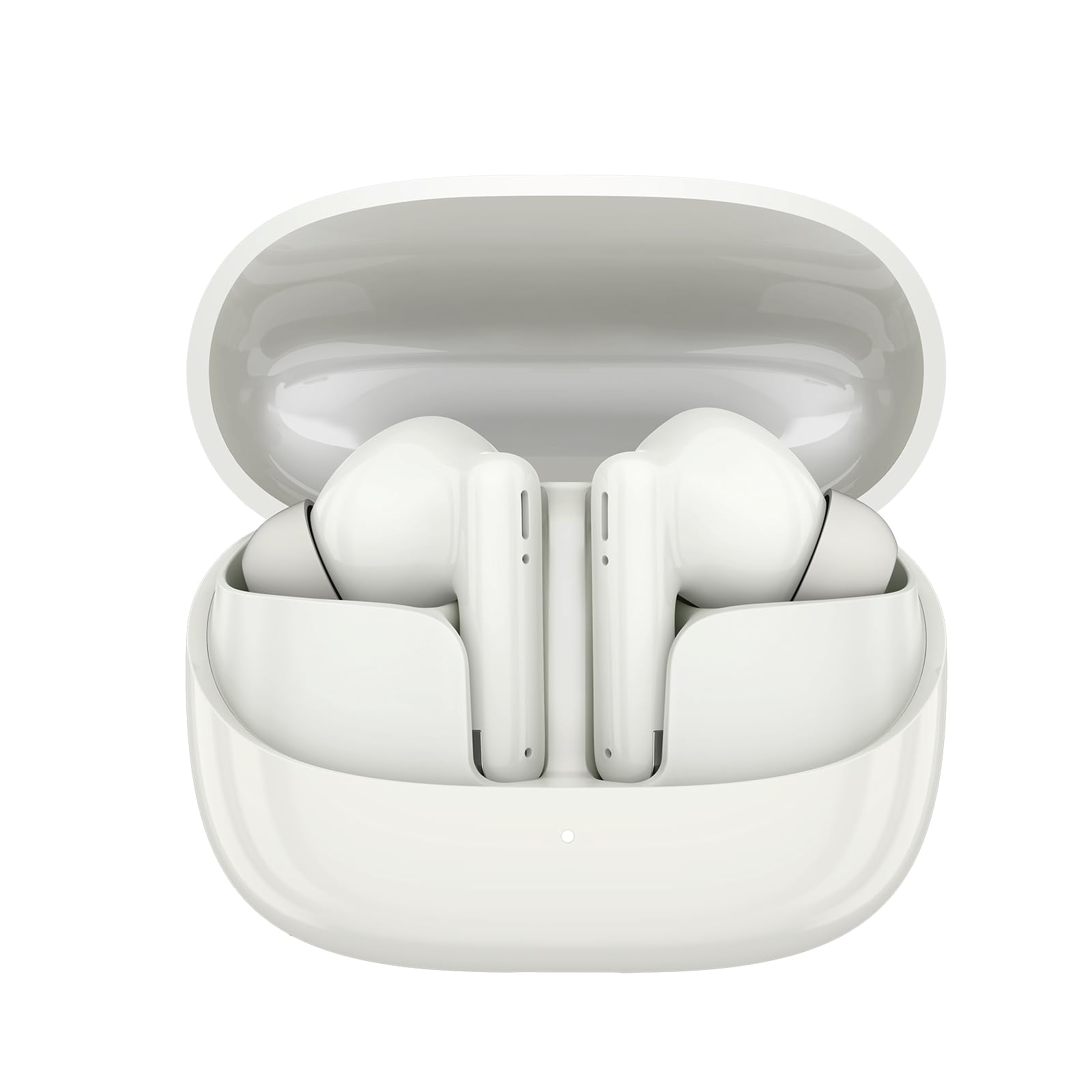 SHKOD 36dB ANC& ENC Bluetooth 5.4 13mm Dynamic Driver 55Hour Playtime 5mins Fast Charging, AirLits7 Pro True Wireless Earbuds. (White)