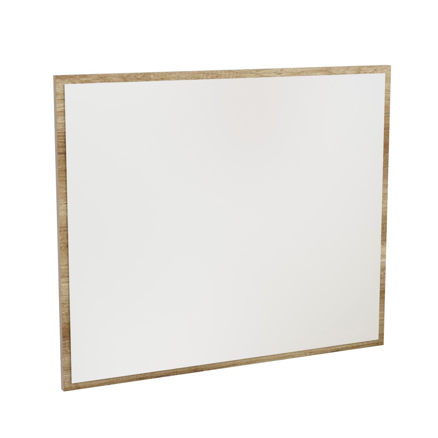 amuéblate Online - Espejo de Pared, Modelo Florida, Acabado en Color Cañón, Incluye Herrajes, Medidas: 75 cm (Alto) x 90 cm (Ancho) x 2 cm (Fondo)