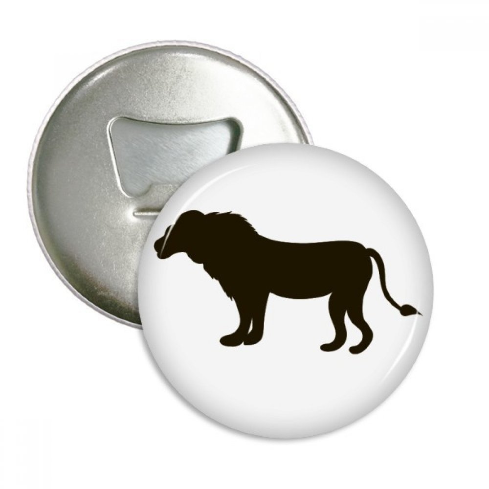 Ouvre Bouteille Lion Noir Aimanté pour Ne Plus Perdre Vos Décapsuleurs