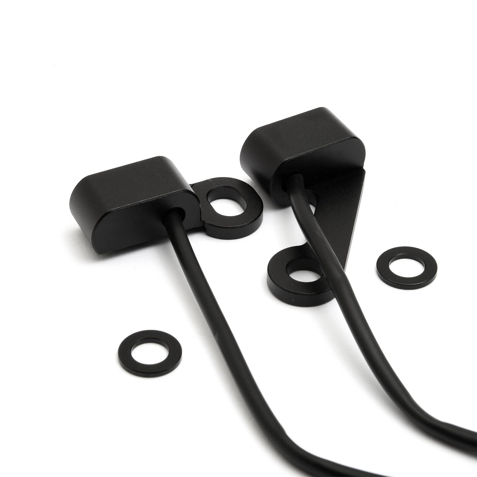 Mini LED Blinker Set Lenkerarmatur für Harley Softail ab 15, E-Glide FLH 09-16, schwarz, ECE