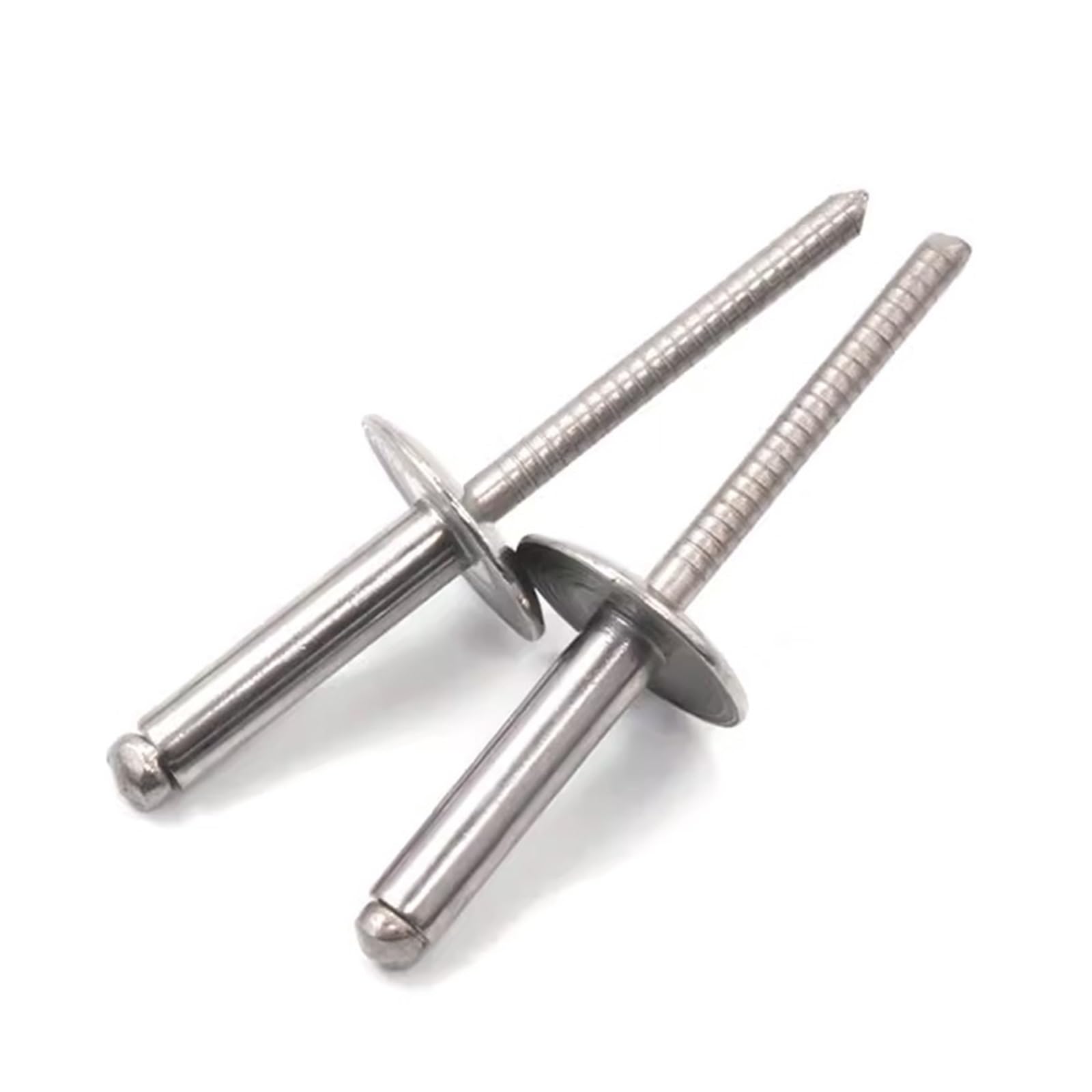 Rivets Aveugles en Aluminium 30/50 rivets aveugles à tête bombée et large bride en acier inoxydable(50Pcs,4.8x30x16 mm)