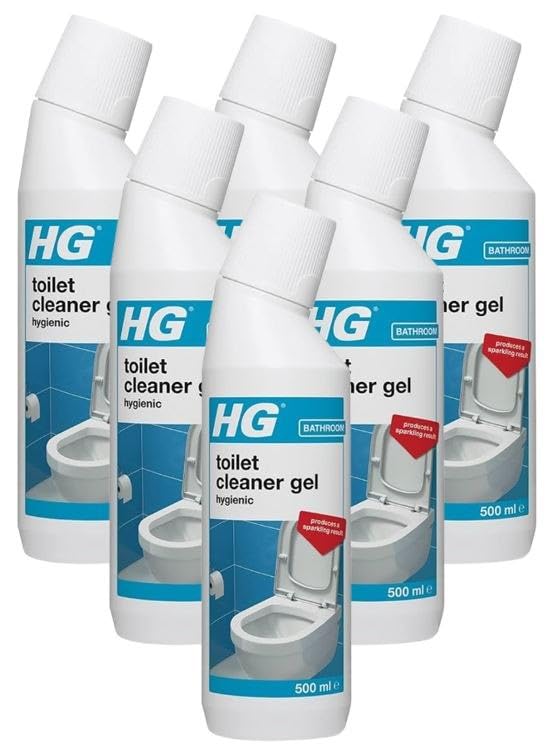 HG Hygienisches WC-Gel, 500 ml, 6 Stück