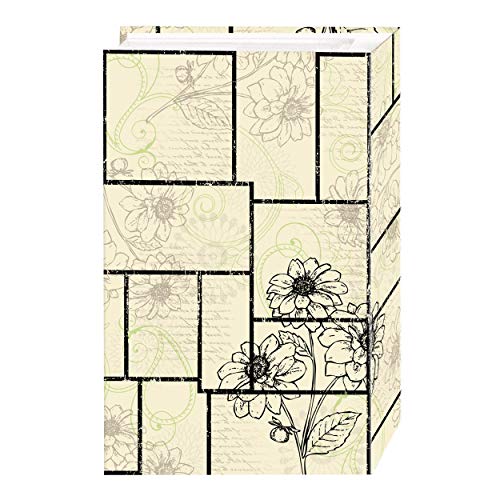 Pioneer Photo Albums 3-Ring Album 504 Pockets Hold 4x6 Photos, Floral Panes Design, Faux Leather Paper polyvinyl chloride - Image 3