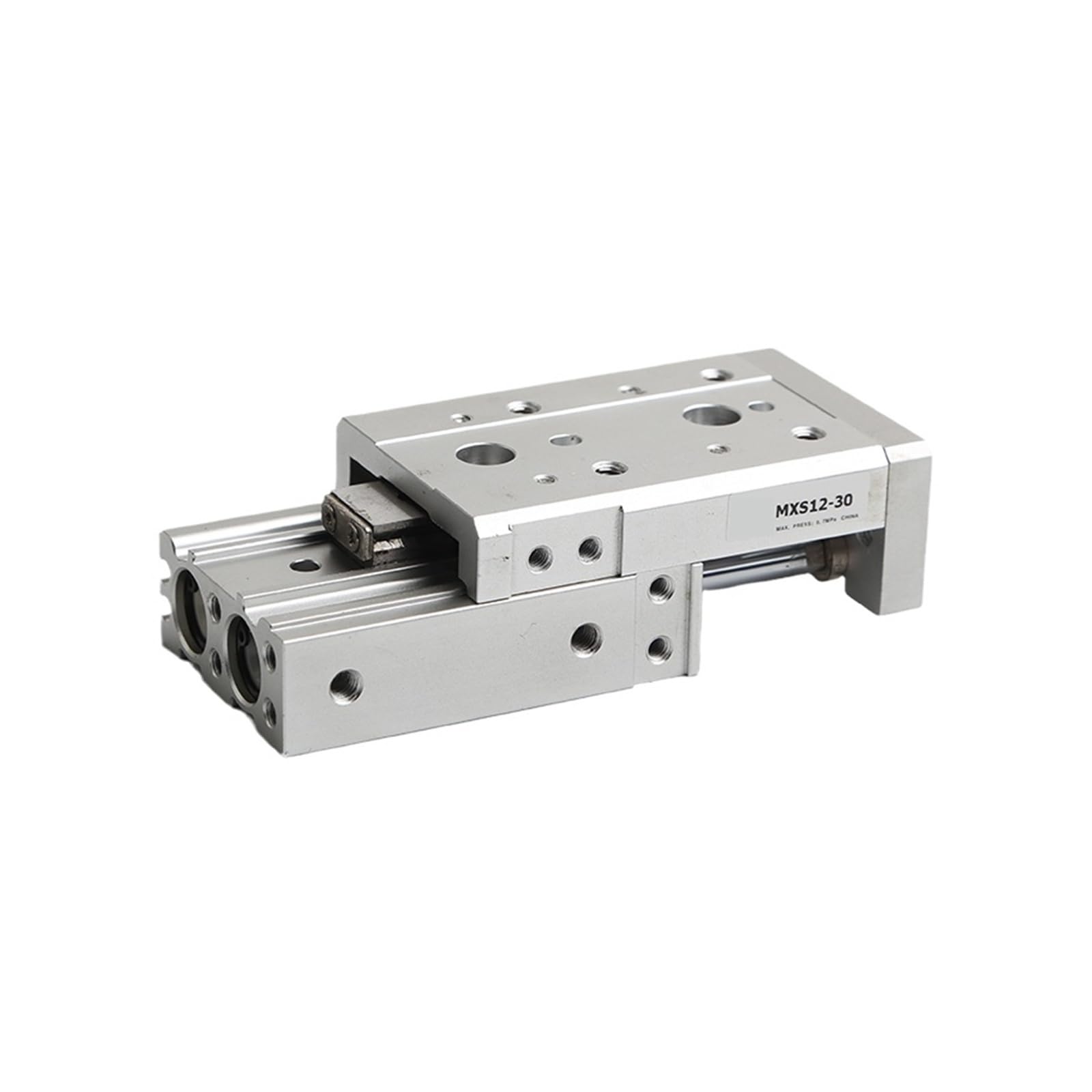 Pneumatischer Zylinder for Luftschlittentische, MXS6, MXS8, MXS12, MXS16, MXS20, MXS25, Schienenschlitten-Luftzylinder, 10–150 mm Schnelle Reaktion für die Fertigung(MXS25,150mm)