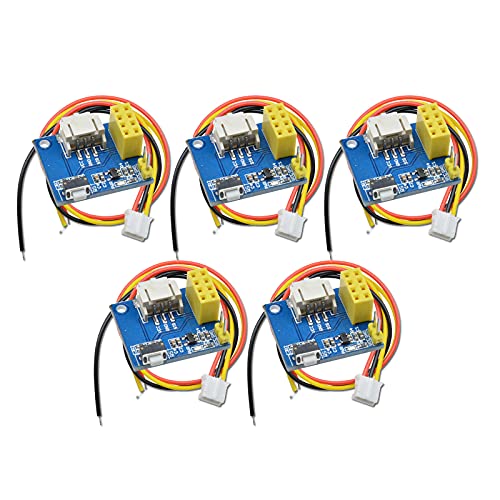 Dmyond 5PCS WS2812 RGB LED Controller Adapter Module Based on ESP-01/01S for DIY WS2812 Light LED Strip
