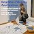 40" x 100' Temporary Floor Protection Roll, Self-Adhesive Hardwood Floor Covering & Plastic Drop Cloth for Tile, Heavy Duty Carpet Protection Film for Painting, Renovation and Construction (333 sq ft)