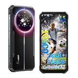 F0SSiBOT F109S Unlocked Rugged Phone, 10600mAh Battery 24GB RAM 256GB ROM (2TB Exp.), 6.74' FHD+ & 1.32' Dual Screen Android 15 Smartphone, 50MP AI Camera, IP68 Military Grade Cell Phone - T-Mobile