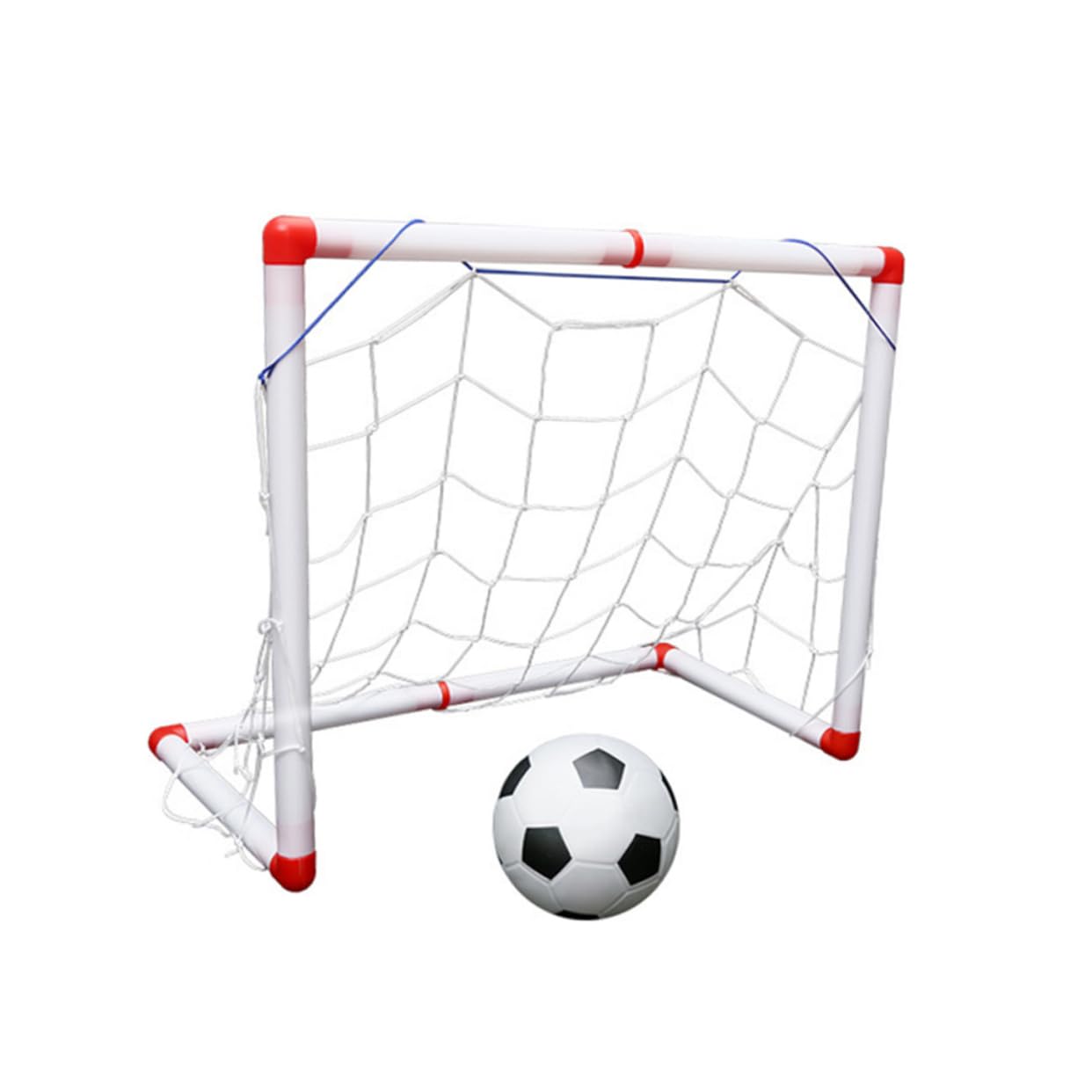 Balacoo 1 Set 56cm Mini Football Goal Net Boys and Girls Soccer Set Portable for Games Soccer Gate for Boys Girls