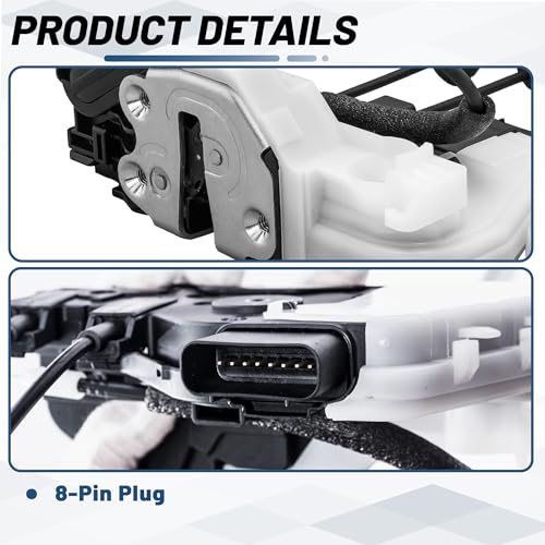 Image of KELOKE Door Latch Lock Actuator Compatible with Hyundai Santa Fe 2013-2018, Santa Fe Sport 2013-2018, Santa Fe XL 2013-2019, Sport Utility, Front Left Driver Side, Replace# 813102W010 81310-2W010