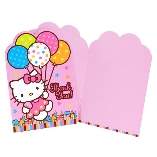 Amscan Thank Yous | Hello Kitty Collection | Party Accessory