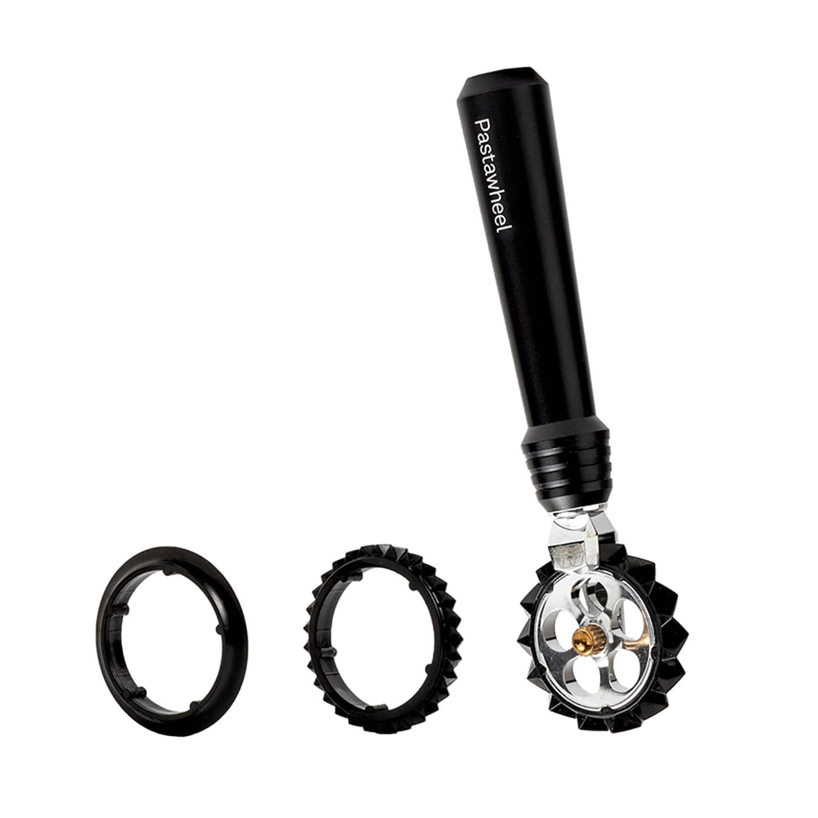 Marcato Pastawheel black - pasta cutter with 3 types of cut