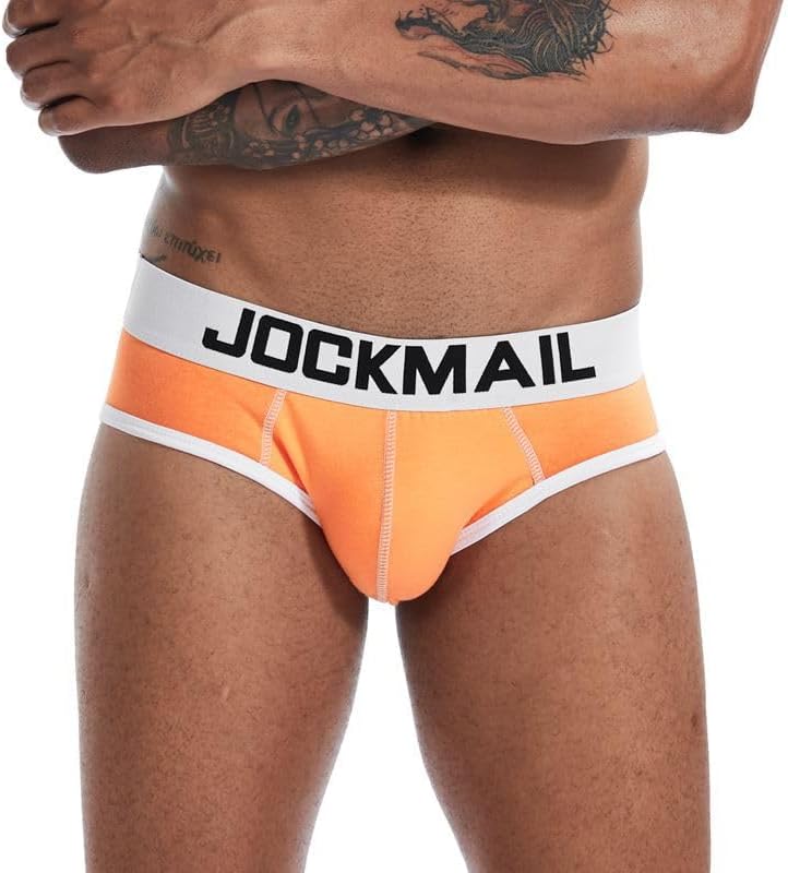 JOCKMAIL Men's Underwear Briefs Mens Cotton Classics Briefs Men's Briefs Breathable Comfortable - Image 2