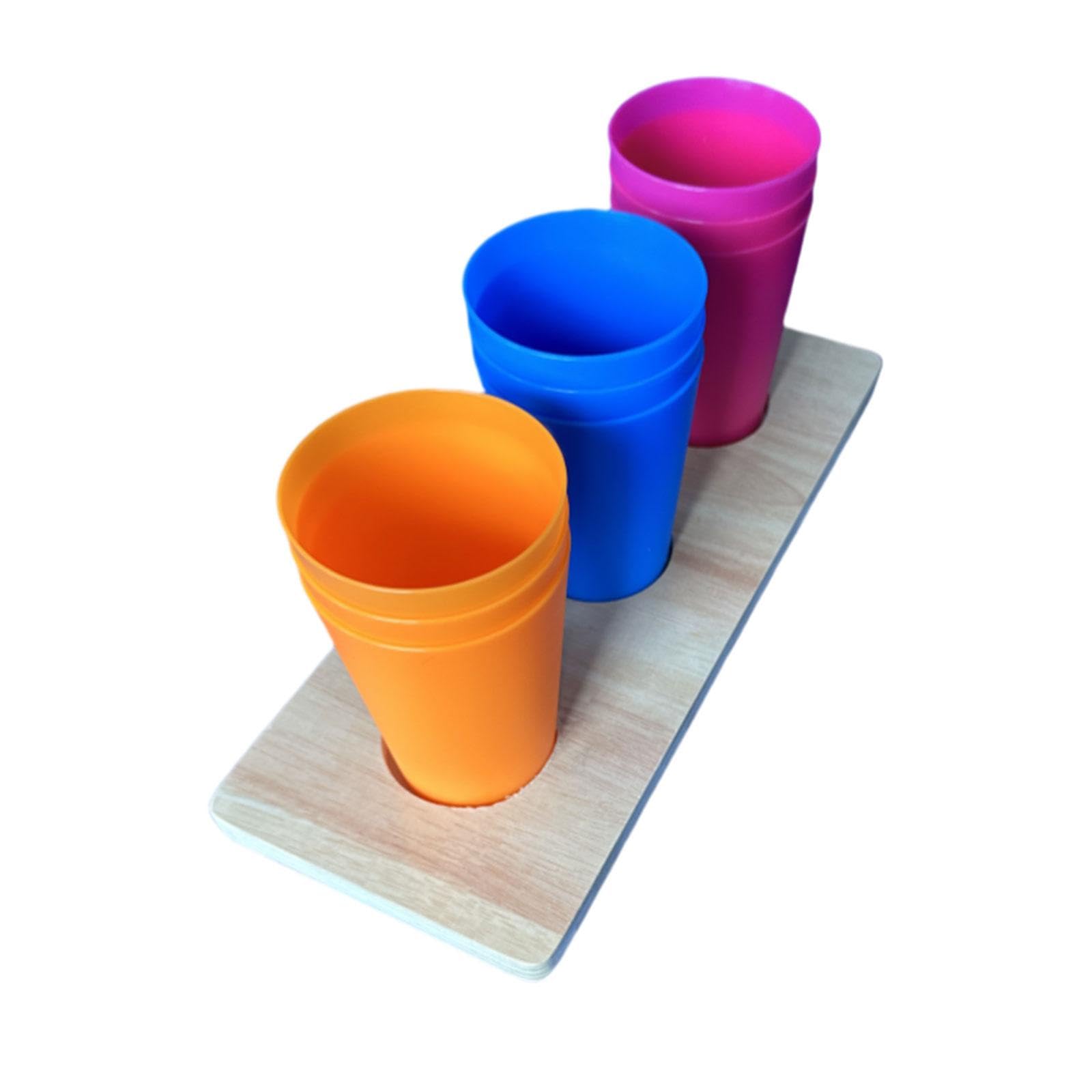 Oshhni Jeu de gobelets empilables, jouet interactif parent-enfant, améliore les capacités de concentration pour les garçons et les filles, jeu