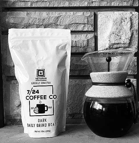 7/24 Coffee Co. Dark 12 oz. Daily Grind Roast (Beans) miniatura 3