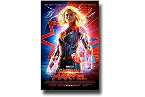 Captain Marvel Poster - Movie Promo 11 x 17 Inches